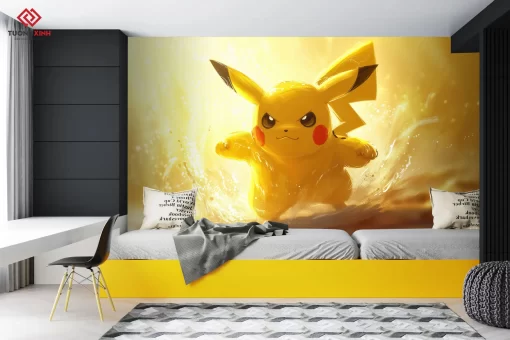 Tranh dán tường 3D hoạt hình Anime TDT1301