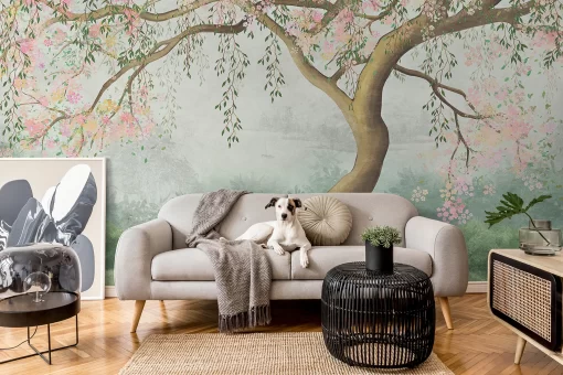 Tranh dán tường 3D phong cảnh thiên nhiên TDT594