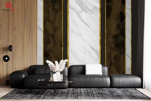 Tranh dán tường 3D phong cách tối giản TDT1433