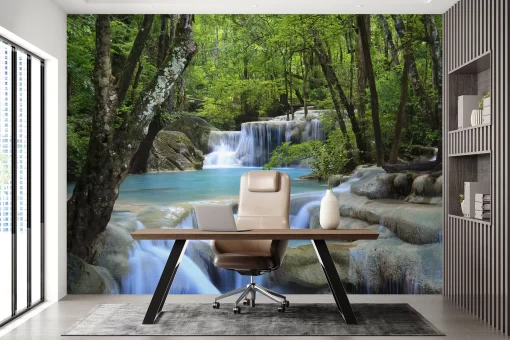 Tranh dán tường 3D phong cảnh thiên nhiên TDT734