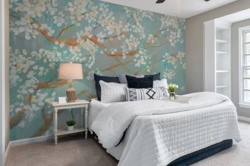 Tranh dán tường 3D phong cách indochine TDT743