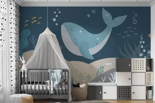 Tranh dán tường 3D trang trí phòng ngủ cho bé TDT1154