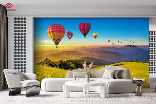 Tranh dán tường 3D phong cảnh thiên nhiên TDT1444