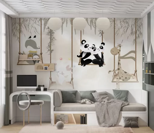 Tranh dán tường 3D trang trí phòng ngủ cho bé TDT1150