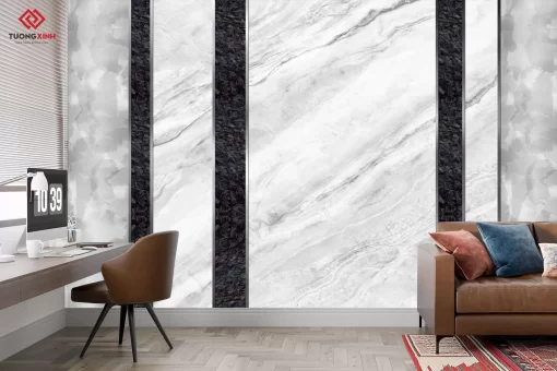 Tranh dán tường 3D trừu tượng nghệ thuật TDT1465