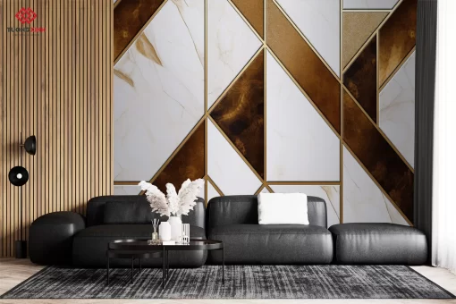 Tranh dán tường 3D trừu tượng nghệ thuật TDT1497