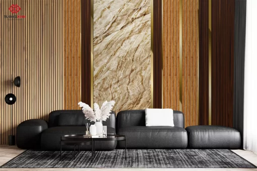 Tranh dán tường 3D trừu tượng nghệ thuật TDT1499