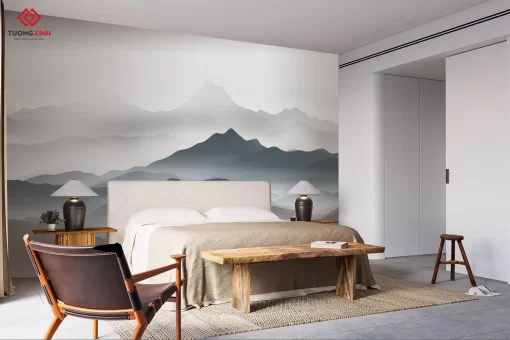 Tranh dán tường 3D phong cảnh thiên nhiên TDT1405