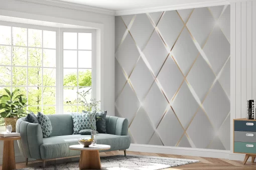 Tranh dán tường 3D trừu tượng nghệ thuật TDT836