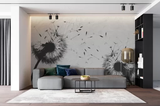 Tranh dán tường 3D bông hoa nghệ thuật TDT782