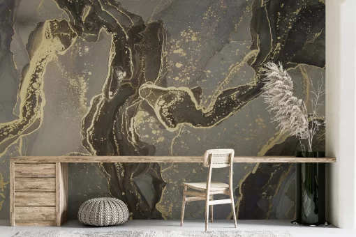 Tranh dán tường 3D trừu tượng nghệ thuật TDT967