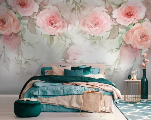 Tranh dán tường 3D bông hoa nghệ thuật TDT971