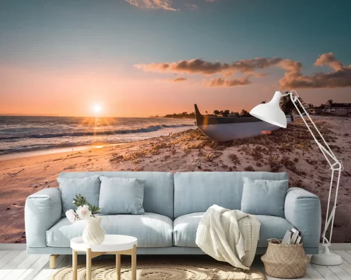 Tranh dán tường 3D phong cảnh biển TDT817