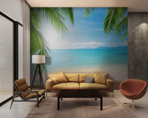 Tranh dán tường 3D phong cảnh biển TDT798