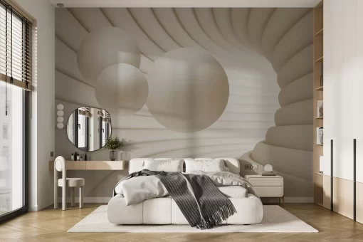 Tranh dán tường 3D tạo chiều sâu mở rộng không gian TDT903