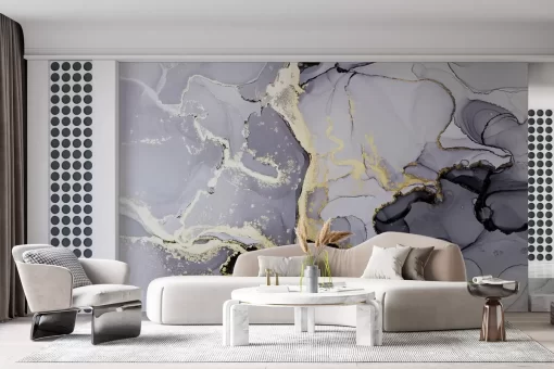 Tranh dán tường 3D trừu tượng nghệ thuật TDT838