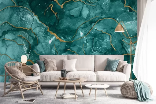 Tranh dán tường 3D trừu tượng nghệ thuật TDT840