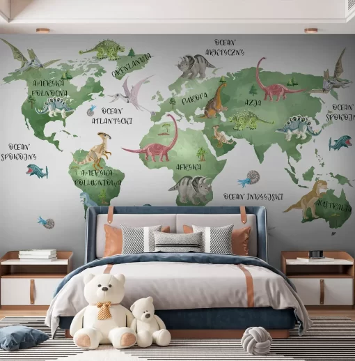 Tranh dán tường 3D trang trí phòng ngủ cho bé TDT879