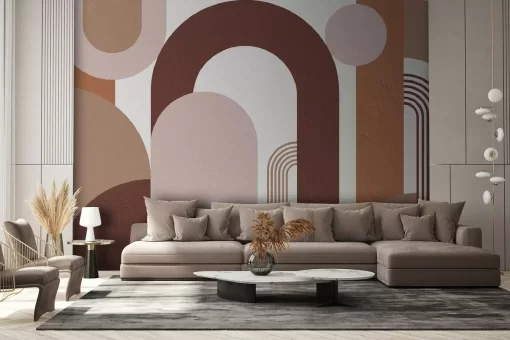 Tranh dán tường 3D phong cách tối giản TDT1067