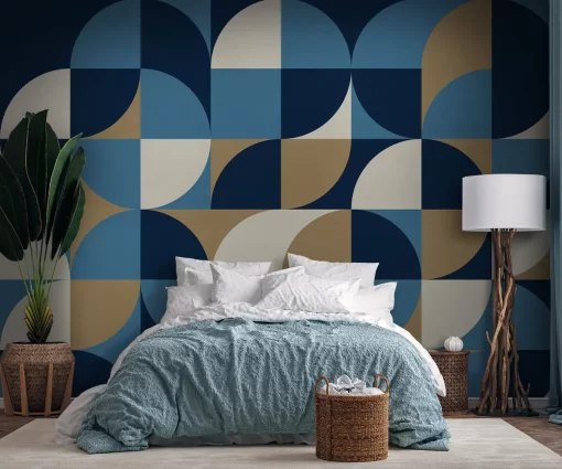 Tranh dán tường 3D trừu tượng nghệ thuật TDT854