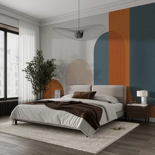 Tranh dán tường 3D trừu tượng nghệ thuật TDT1029