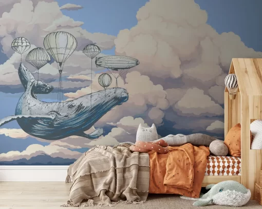 Tranh dán tường 3D trang trí phòng ngủ cho bé TDT918