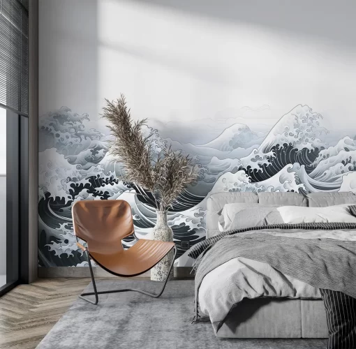 Tranh dán tường 3D phong cảnh biển TDT928