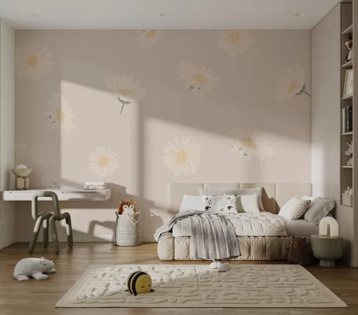 Tranh dán tường 3D bông hoa nghệ thuật TDT1016