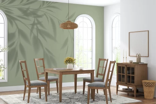 Tranh dán tường 3D lá cây nghệ thuật TDT608