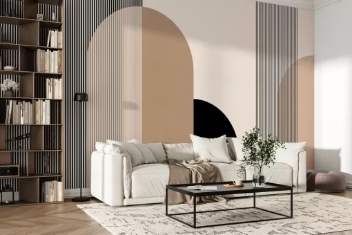 Tranh dán tường 3D trừu tượng nghệ thuật TDT852