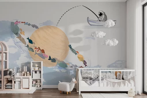 Tranh dán tường 3D trang trí phòng ngủ cho bé TDT1009