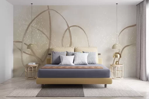 Tranh dán tường 3D phong cách tối giản TDT1071