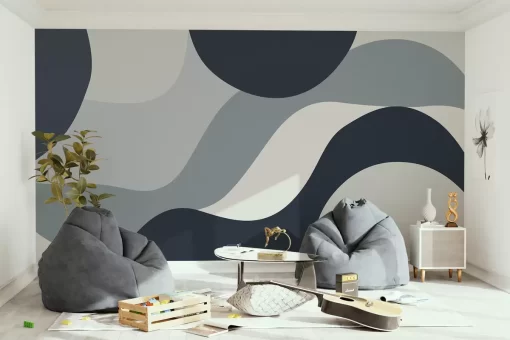 Tranh dán tường 3D phong cách tối giản TDT1074