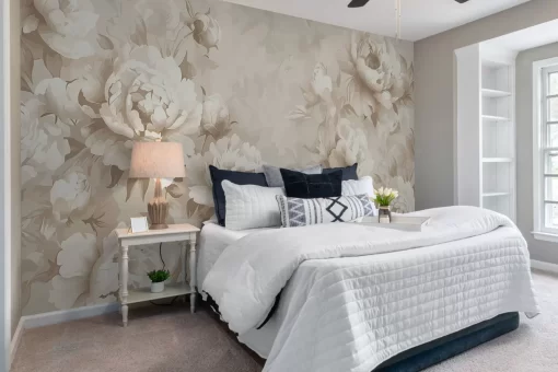 Tranh dán tường 3D bông hoa nghệ thuật TDT979