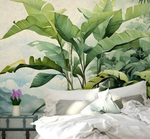 Tranh dán tường 3D rừng cây nhiệt đới TDT1645