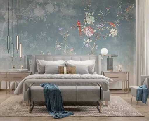 Tranh dán tường 3D phong cách indochine TDT1697