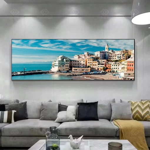 Tranh phong cảnh thành phố bắc âu trang trí phòng ngủ TG4112