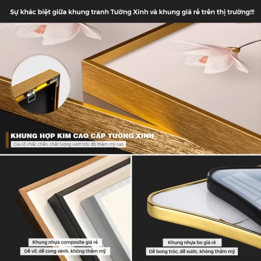 Tranh treo tường phòng ngủ phong cách Bắc Âu SCA870A - Ảnh 5