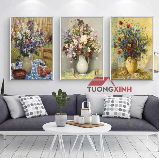 Tranh treo tường bình hoa nghệ thuật SCA4573