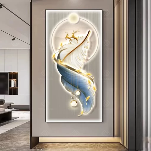 Tranh LED trừu tượng 3D nghệ thuật LD492