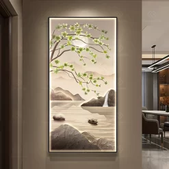 Tranh LED phong cảnh núi non 3D nghệ thuật LD486