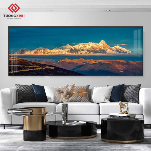 Tranh tráng gương phong cảnh núi non hùng vĩ TG4724