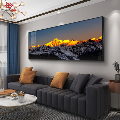 Tranh tráng gương phong cảnh núi non hùng vĩ TG4722