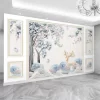 Tranh dán tường 3D phào chỉ tân cổ điển TDT2614