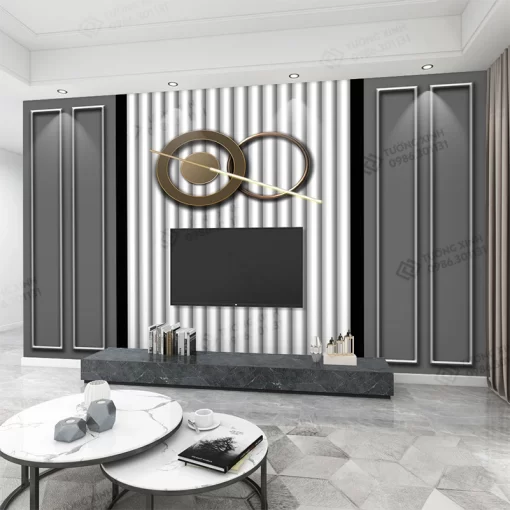 Tranh dán tường 3D nghệ thuật hiện đại TDT2527