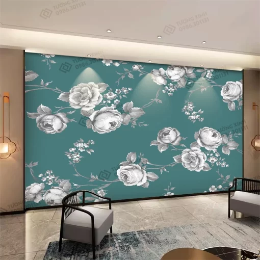 Tranh dán tường phong cách indochine TDT2399