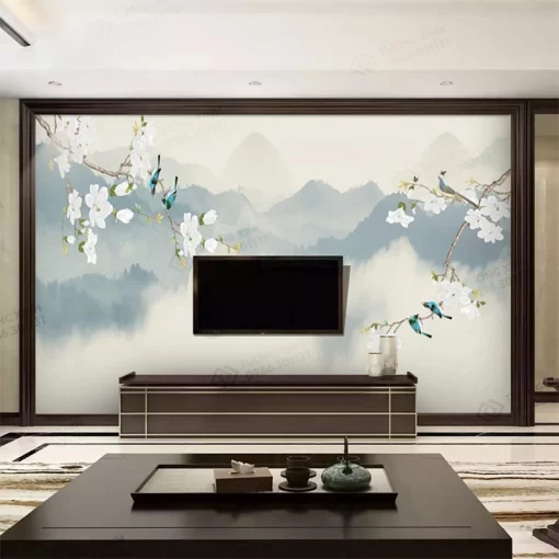 Tranh dán tường phong cách indochine TDT2283