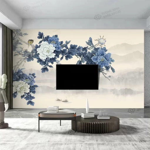 Tranh dán tường phong cách indochine TDT2286