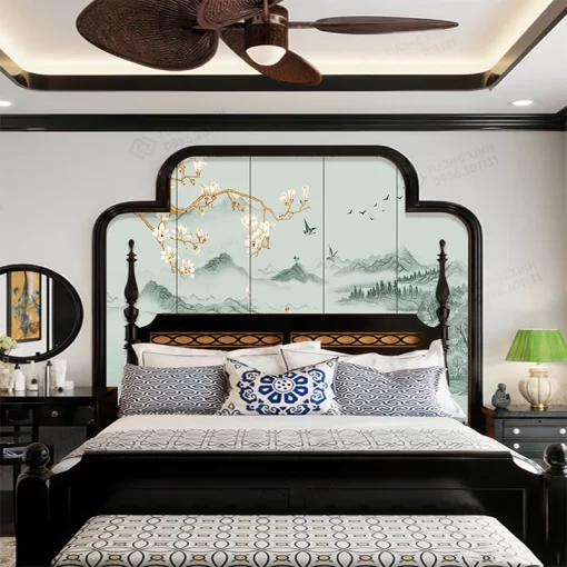 Tranh dán tường phong cách indochine TDT2460