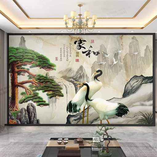 Tranh dán tường phong cách indochine TDT2310